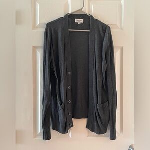 Goodfellow & Co Gray Cardigan Sweater Relaxed Fit